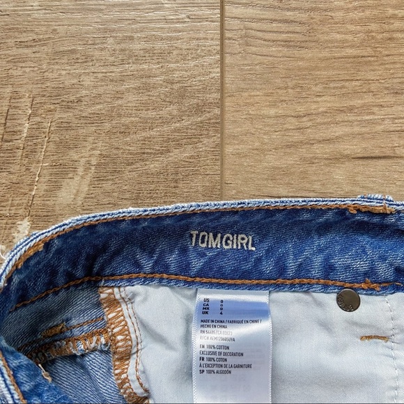 American Eagle Tomgirl Shorts size 0 - Picture 6 of 6